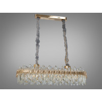 Люстра хрустальная в гостинную 80Вт Diasha D889-900x300G