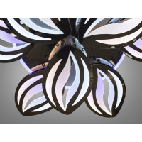 Люстра под потолок в зал с пультом управления 165W Diasha 8092/6+3BHRLED3colordimmer