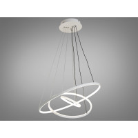 Люстра светодиодная декоративная кольца  Diasha MD9079-3WH-600+400+200 dimmer 