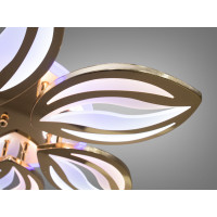 Люстра потолочная светодиодная в спальню с пультом управления 110W Diasha 8092/6G LED 3color dimmer