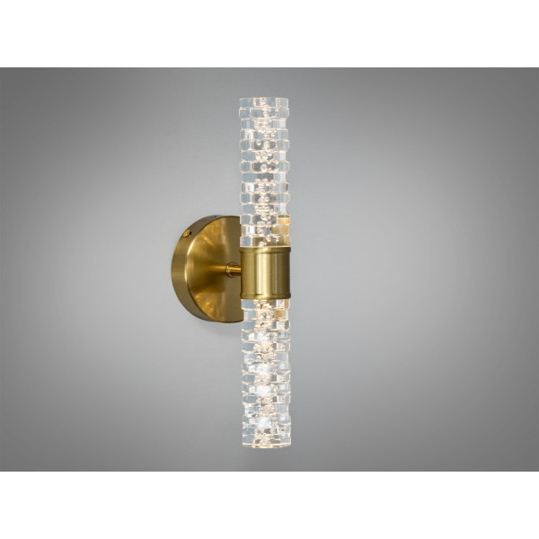 Настінний LED бра бронза скляний циліндр 5 Вт Diasha B1789BR