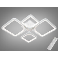 Люстра стельова LED Diasha 8060 біла 60 Вт пульт Diasha 8060/2+2WH