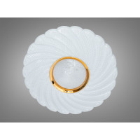 Люстра стельова LED Diasha біла золото 34Вт 6м² Diasha W-21/400