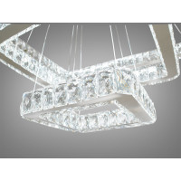 Люстра подвесная хрустальная 120W Diasha 7220-3D/650+450+250
