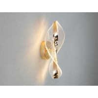 Дизайнерський світильник світлодіодний на стіну, 6Вт, золото Diasha F3851-3