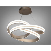 Підвісна люстра Diasha LED коричнева 120Вт пульт Diasha MX78095/1CF