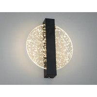 Сучасне світлодіодне бра в зал, 12 Вт, чорний Diasha MX2204-1BK Сучасне світлодіодне бра в зал, 12 Вт, чорний Diasha MX2204-1BK