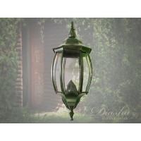 Настенный уличный светильник бра зеленый Diasha DJ047-W1 GN