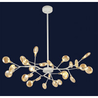 Люстры светодиодные декоративные белого цвета Levistella 918LP447-27 WH+BR
