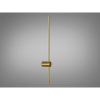 Мінімалістичне лінійне світлодіодне бра, 7W, бронза Diasha 2042/800brass