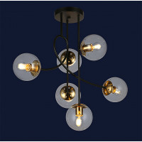 Люстра молекула в современном стиле Levistella  752L7914-6 GD+BK