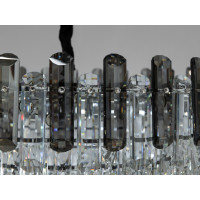 Велична підвісна кришталева люстра на 16 ламп, хром Diasha 2022/800CH