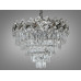Захоплююча підвісна кришталева люстра в зал, 11 ламп, хром Diasha 6309-500CH
