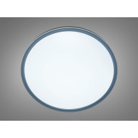 Світлодіодна смарт люстра таблетка, без пульта, 72W, сіра Diasha WF-71GREY