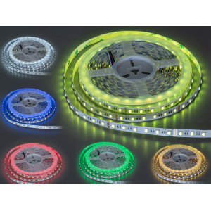 LED стрічка 24В, 108 діодів на метр, 10мм, RGB Diasha P24-5050-60-RGB+CW-20-10