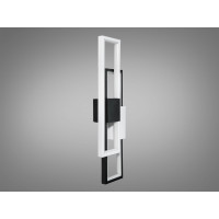 Стильний настінний світлодіодний світильник бра, 50W, чорний+білий Diasha Q6BK+WH