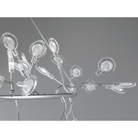 Подвесная декоративная люстра светлячек 54 лампочкии Diasha Y889-54CSL