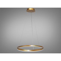 Світлодіодна люстра з регульованою висотою і пультом, 42W, золото Diasha D8174-600G