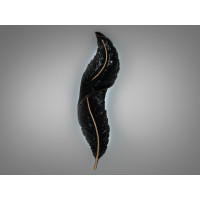 Декоративний настінний світлодіодний світильник, 28W, чорний Diasha KST2315/900BK