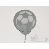 Стильний світлодіодний світильник футбольний м`яч, 17 Вт, сірий Diasha 8065/1GR
