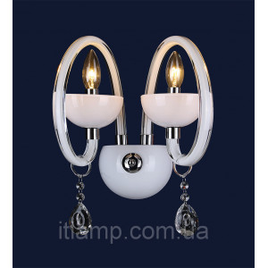Из белого стекла с хрусталем Levistella 720W8061-2