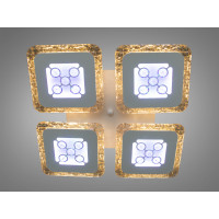 Светодиодная люстра светильник с пультом и подсветкой Diasha MX2805/4WH