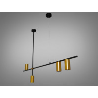 Колоритна новинка, елітна люстра в стилі Лофт, 4 лампи, бронза+чорний Diasha SY1113-4GAB+BK