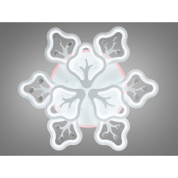 Cветодиодная люстра Diasha 8149/6+3WHLED3colordimmer