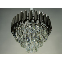 Современная хрустальная люстра для зала спальни гостиной Diasha 201202/400BK+HR