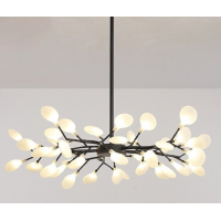 Люстра в зал декоративная Levistella 918LP447-45 BK+WH Люстра в зал декоративная Levistella 918LP447-45 BK+WH
