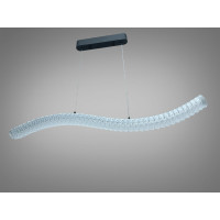 Світлодіодна люстра Diasha LED чорна 55Вт пульт Diasha MD2509/1000BK