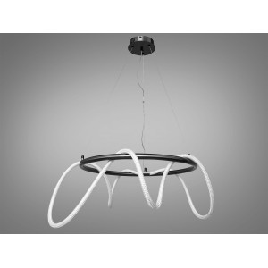 Сучасна світлодіодна підвісна люстра для офісу Мотузка, 32Вт Diasha 9752-D600BHR