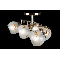 Люстра с плафонами Splendid-Ray 128065 (FGD+BR)