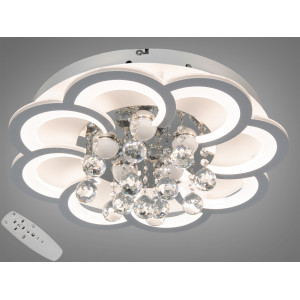 Стельова LED-люстра Diasha білий білий 60Вт пульт Diasha 2529WHdimmer
