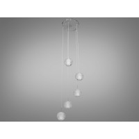 Современная лед люстра на 5 ламп Diasha 3006/5HR