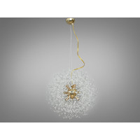 Магія світла та краси, модна кришталева люстра підвіс "Кульбаба", золото Diasha H1803/9GD