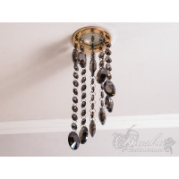 Точковий світильник із кришталевими підвісками Diasha 6013EGD-SM