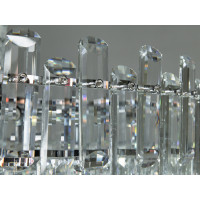 Хрустальная люстра в зал 16 ламп, золото Diasha 2020/800CH