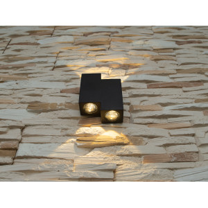 Настінний вуличний світильник Diasha HS8167-4W-BK