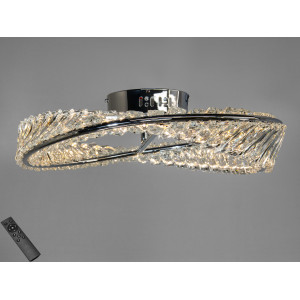 Вишукана світлодіодна люстра із кришталю , 72 Вт, золото Diasha 562/500CH