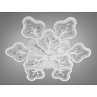Cветодиодная люстра Diasha 8149/6+3WHLED3colordimmer