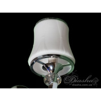 Класичне бра із ріжками, що світяться, 5 Вт, хром Diasha 8341/1HR