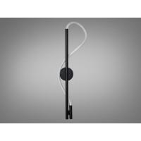 Модна новинка, світлодіодний настінний світильник Мотузка, 14Вт, чорний Diasha 9607-BK3color