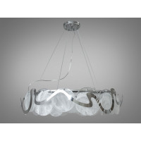 Люстра подвесная со стеклом в стиле модерн для большой комнаты Diasha 18037-800HR