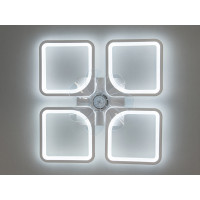 Люстра-вентилятор Серія 8060 білий 90W LED з пультом Diasha 8060/4WHFS