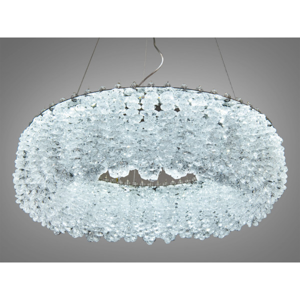 Підвісна люстра 505-хром кришталева світлодіодна 30Вт Diasha 505-400CH