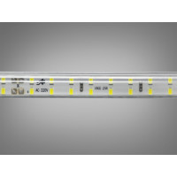 Світлодіодна стрічка 220в, 180шт/м, герметична, 12мм, холодний Diasha P220-2835-180-CW-65-12