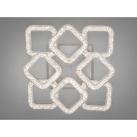 Потолочний світильник серії Квадрати чорний з LED елементами Diasha S2205/4+4BKLED3colordimmer