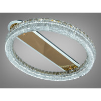 Стельова LED люстра Diasha золото 112W пульт Diasha MX6027/600S-gold