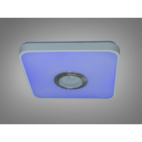 Світлодіодна смарт люстра біла 45 Вт з Bluetooth Diasha DB-8501B/280x280RGB+MP3